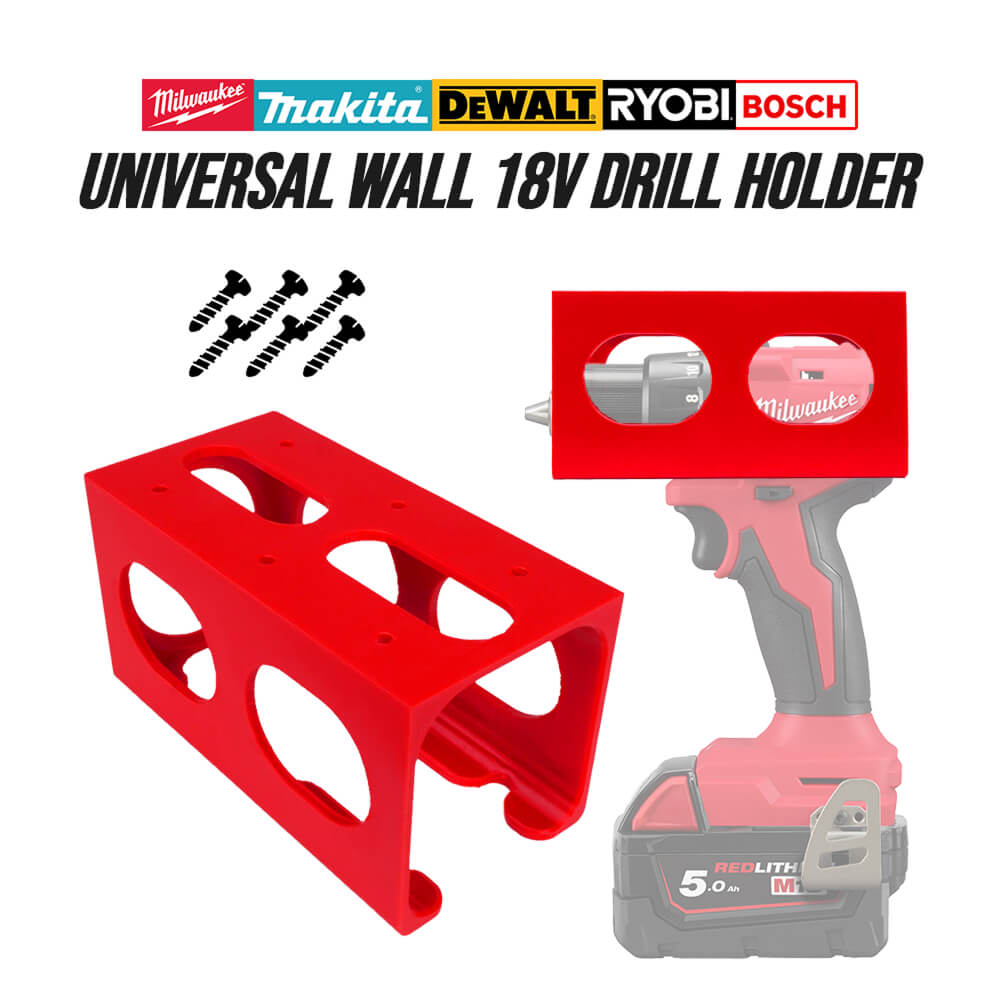 Universal 18V Drill Wall Mount - Power Tools Storage 评论和价格