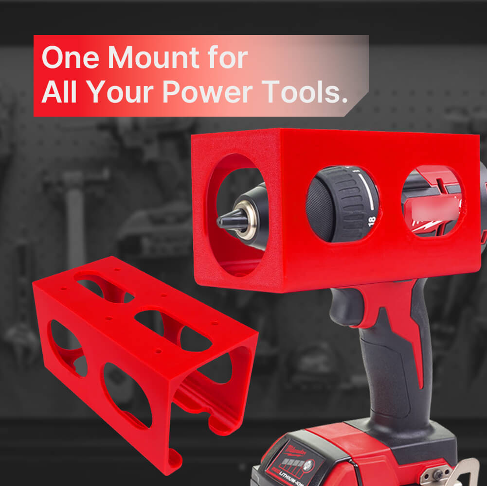 Universal 18V Drill Wall Mount - Power Tools Storage 评论和价格
