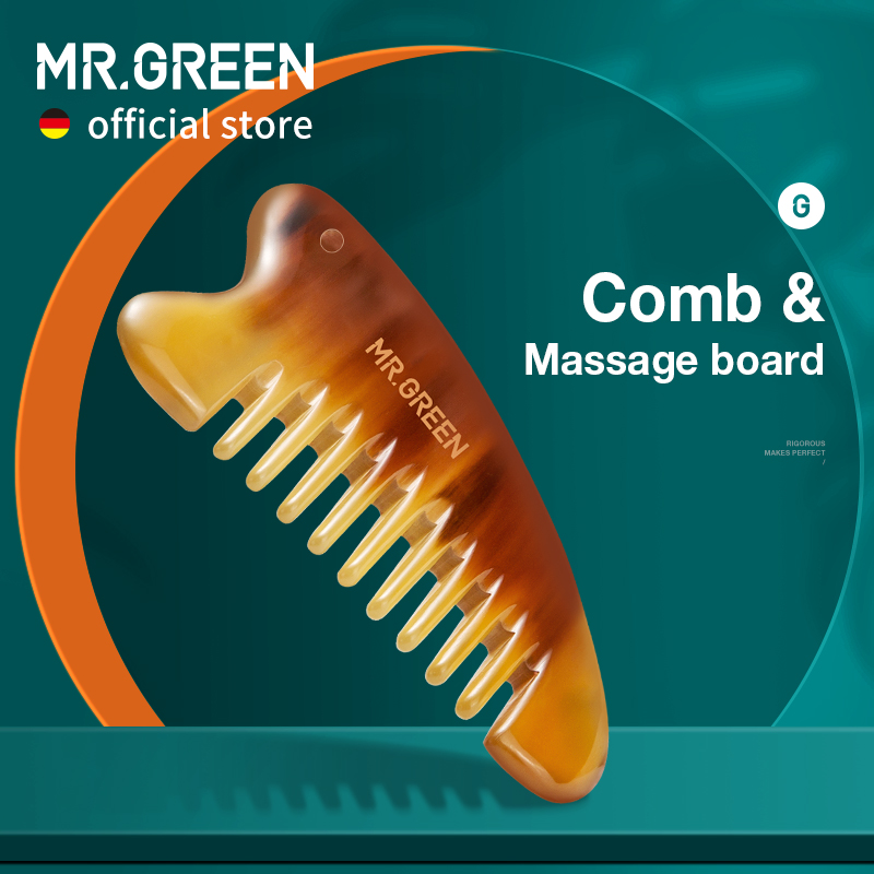 MR.GREEN Comb With Guasha Scra - Power Tools Green Color 评论和价格