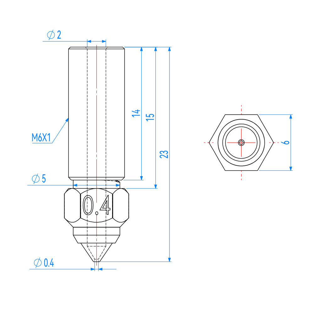 Nozzle For Creality K1 Max End - Creality Printer K1 评论和价格