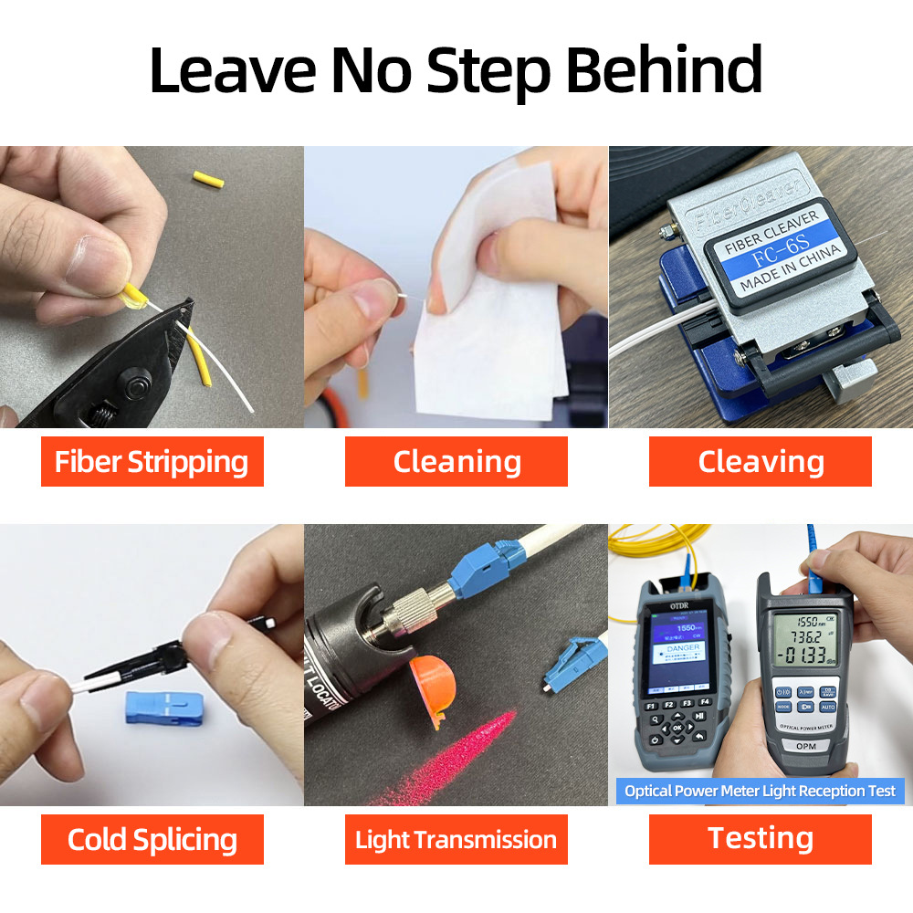 Fiber Optic Cold-Splice Kit To - Power Tools Red 评论和价格