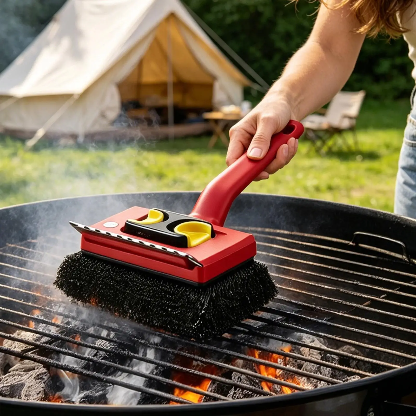 Long Handle Electric Grill Bru - Power Tools Red 评论和价格
