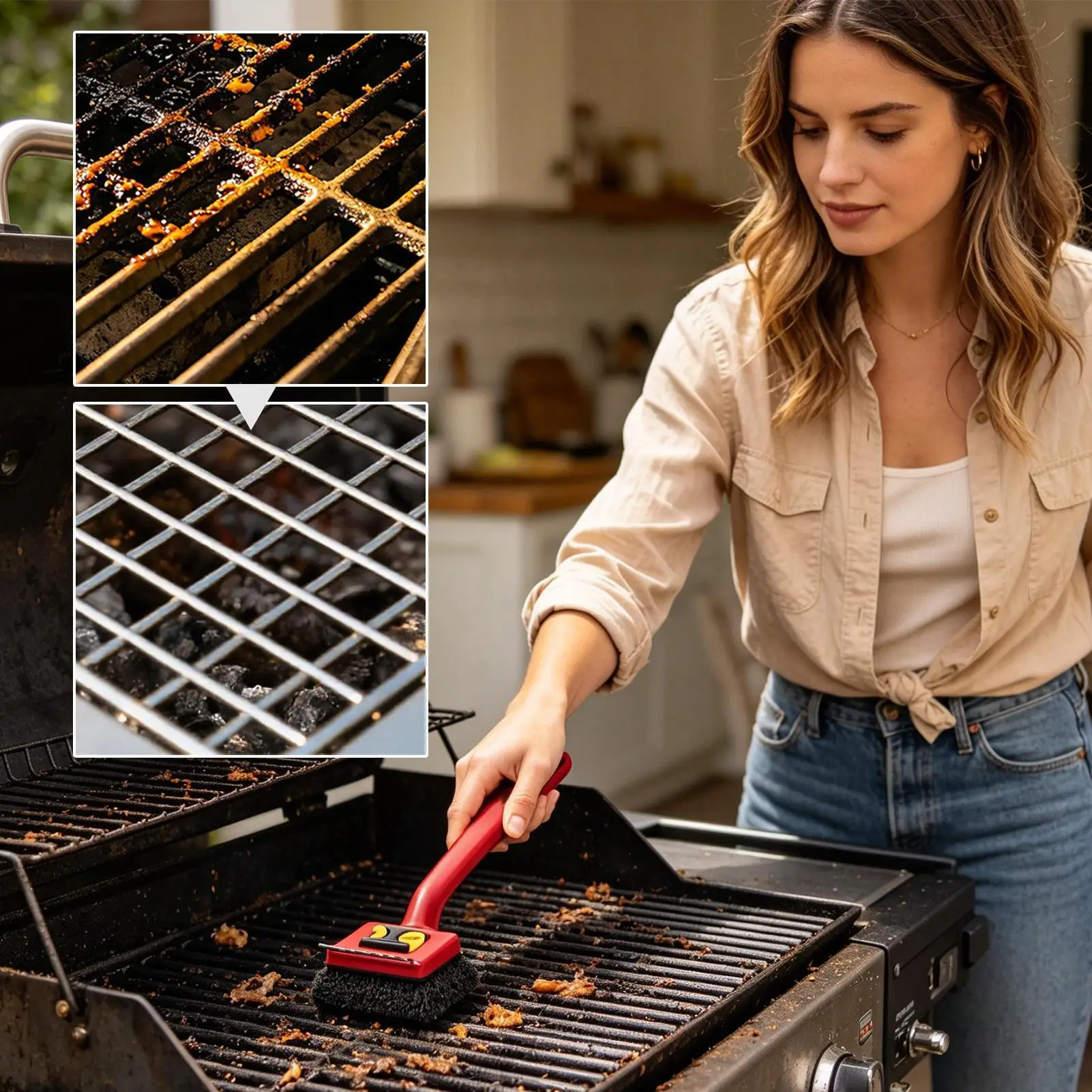 Long Handle Electric Grill Bru - Power Tools Red 评论和价格