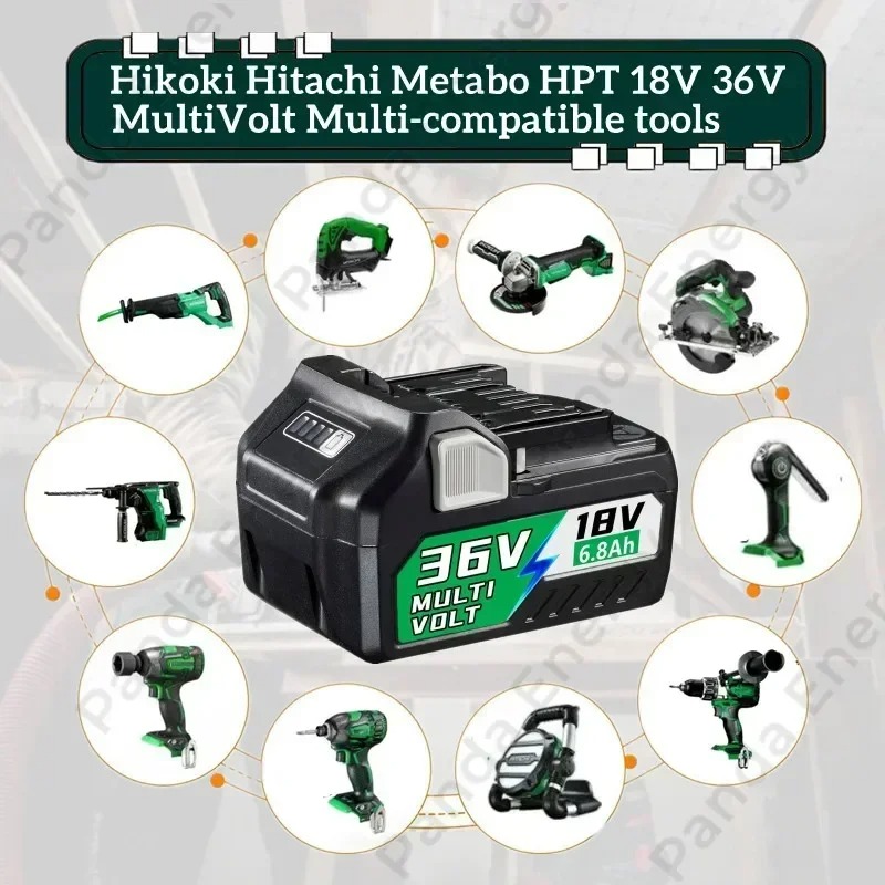 6.8Ah 18V/36V MultiVolt Li-ion - Power Tools Hikoki 评论和价格