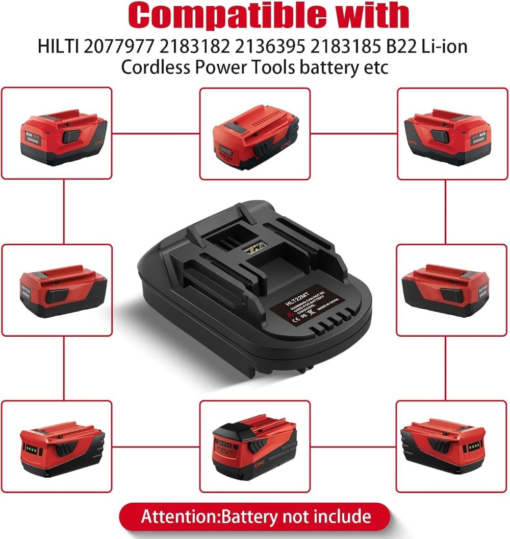 Battery Adapter for Hilti to f - Power Tools Hilti 评论和价格